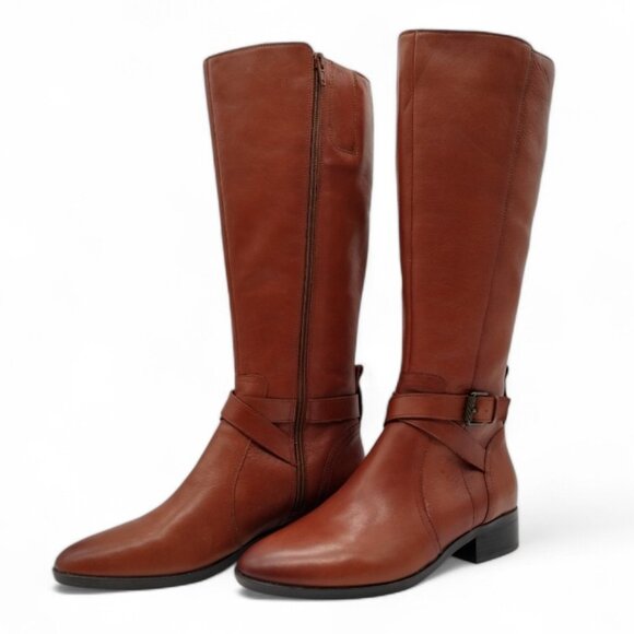 Naturalizer Women's Size 8.5 Rena Ciderspice Wide Calf Knee High Riding Boot - Picture 4 of 16